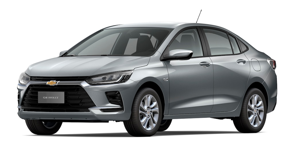Chevrolet Onix Plus LTZ cor Prata Shark